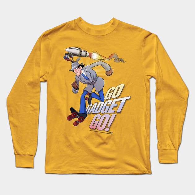 Go Gadget Go Long Sleeve T-Shirt by markpaulik